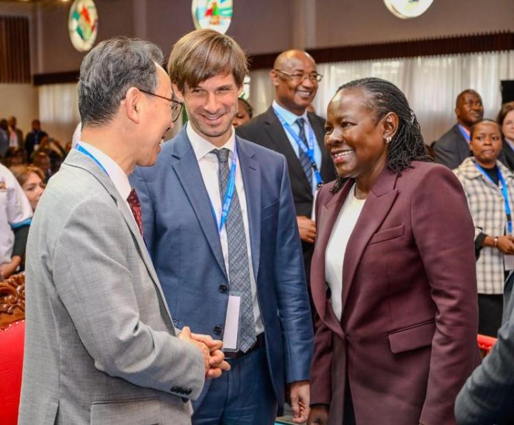 The Principal Secretary Dr. Esther Thaara Muoria at The International TVET Conference 2026